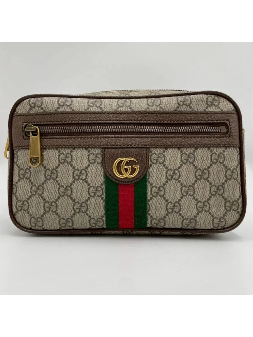 Gucci GG Supreme Leather Bag Beige